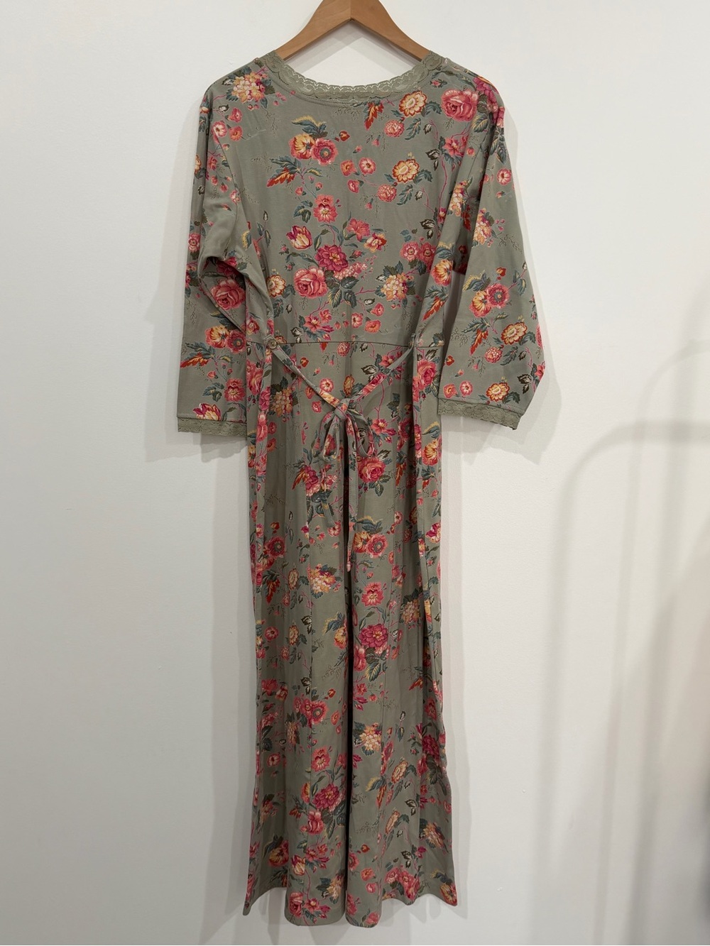 April Cornell Sage Maxi Dress Size XL  90s butter mom NEW - Picture 5 of 5